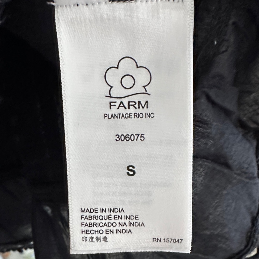 FARM Rio Black Eyelet Ruffle Tank Top - Picture 4 of 5